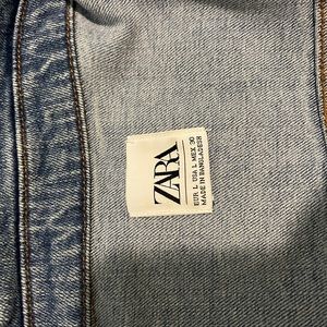 Zara Light Wash Jean jacket